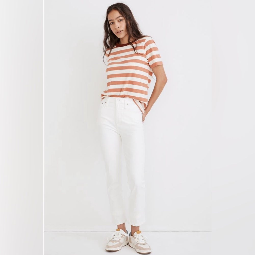 Madewell Curvy Perfect Vintage Jeans in White, Size 27 - Picture 2 of 12